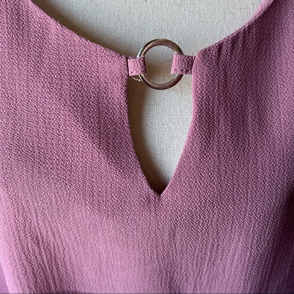 Woman’s Plus Blush Pink Asymmetrical Longsleeve Tunic Blouse 30/32W NWT - Picture 7 of 10